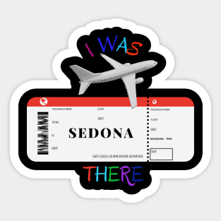 Souvenir from Sedona. Take a piece of Sedona with You. Sticker